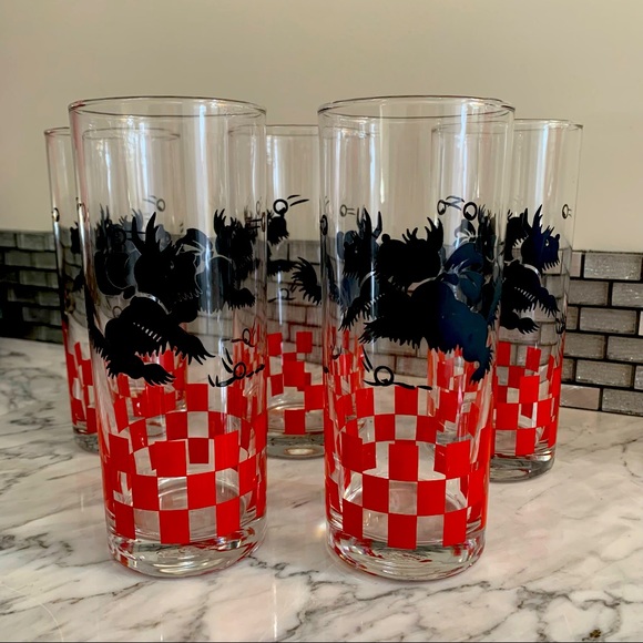 Ocean Thailand Vintage 5 Glasses - Picture 1 of 8